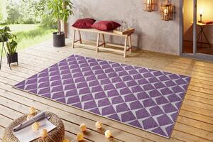 NORTHRUGS - Hanse Home koberce Kusový koberec Jaffa 105240 Purple violet Cream - 70x200 cm