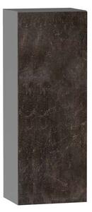 Policová kuchyňská skříňka ADAMA - šířka 40 cm, beton tmavý atelier / šedá