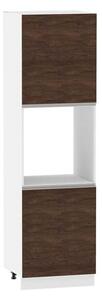 Kuchyňská skříň na vestavnou troubu ADAMA - šířka 60 cm, marine wood / bílá, nožky 10 cm