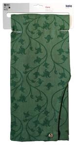KELA Zástěra Cora 100% bavlna světle zelená/zelený vzor 80,0x67,0cm KL-12816