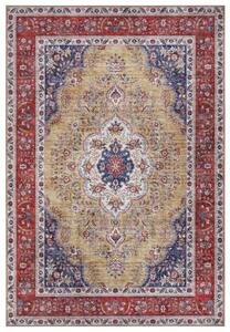 Nouristan - Hanse Home koberce Kusový koberec Asmar 104963 gold, red, blue - 80x150 cm