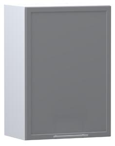 Horní kuchyňská skříňka ARACY - šířka 50 cm, šedá / bílá