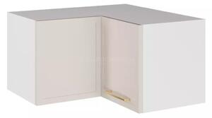 Horní rohová skříňka ARACY - šířka 65 cm, bílá
