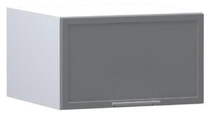 Kuchyňská závěsná skříňka ARACY - šířka 60 cm, šedá / bílá