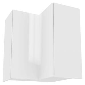 Kuchyňská rohová skříňka IRENA - šířka 60 cm, lesklá bílá