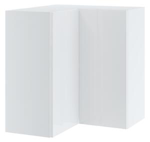 Kuchyňská rohová skříňka IRENA - šířka 65 cm, lesklá bílá