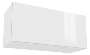 Závěsná kuchyňská skříňka IRENA - šířka 80 cm, lesklá bílá