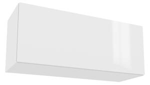 Závěsná kuchyňská skříňka IRENA - šířka 90 cm, lesklá bílá