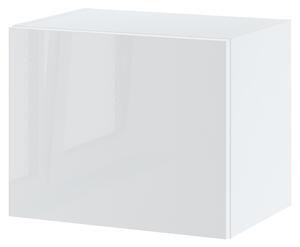 Závěsná kuchyňská skříňka IRENA - šířka 45 cm, lesklá bílá