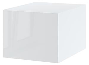 Kuchyňská závěsná skříňka IRENA - šířka 45 cm, lesklá bílá