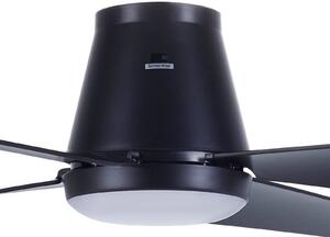 Stropní ventilátor Beacon LED Aria CTC, černý, 122 cm, tichý