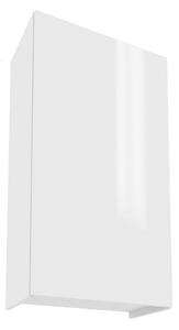 Policová kuchyňská skříňka IRENA - šířka 60 cm, lesklá bílá