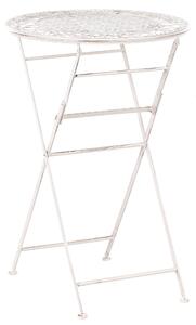 Zahradní barový stůl TRIESTE 60 cm 60 cm Kov Světle béžová
