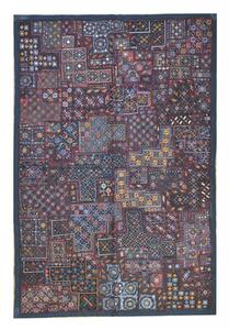 Tapiserie z Rajastanu, patchwork, zrcátka, jemná ruční práce, 100x150cm