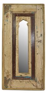 Zrcadlo v rámu z recyklovaného teakového dřeva, 30x3x60cm