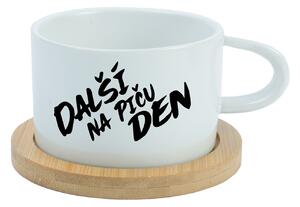 DALŠÍ NA PIČU DEN - bílý hrníček makronka 200 ml