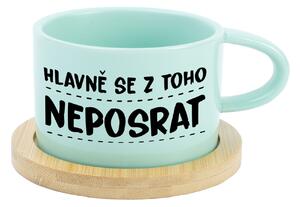 HLAVNĚ SE Z TOHO NEPOSRAT - mint hrníček makronka 200 ml