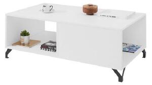 Konferenční stolek ROVARA - bílý