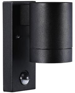 NOR 21509103 Venkovní nástěnné svítidlo Tin Maxi Sensor 1x35W GU10 černá čirá - NORDLUX