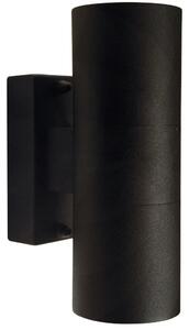 NOR 21279903 Venkovní nástěnné svítidlo Tin 2x35W GU10 černá čirá - NORDLUX