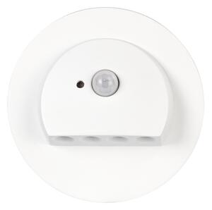 Zamel Orientační LED svítidlo Rubi pod omítku s čidlem, IP20, 14V Teplota světla: Studená bílá, Barva materiálu: Bílá