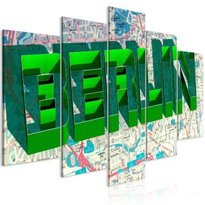 Obraz - Zelený Berlín 100x50