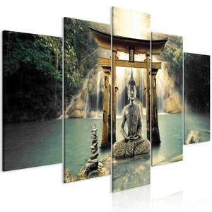 Obraz - Úsměv Buddhy 100x50