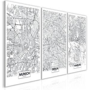 Obraz - Německé metropole (kolekce) 60x30