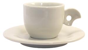 Karlovarský porcelán DOVA šálek na espresso s podšálkem 80 ml