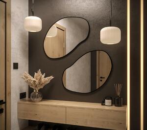 Designové zrcadlo TRISTIAN - černý mat