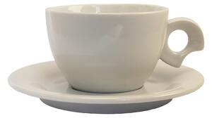 Karlovarský porcelán DOVA na cappuccino s podšálkem 240 ml