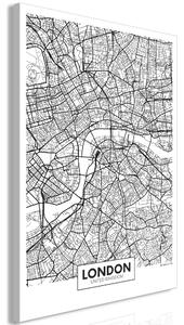 Obraz - Mapa Londýna 40x60
