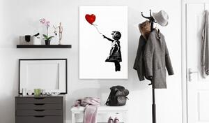 Obraz - Banksy: Dívka s balonem 40x60