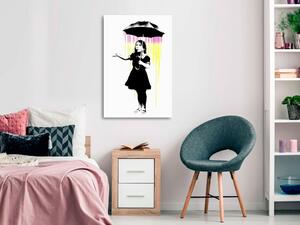 Obraz - Dívka s deštníkem 40x60
