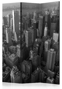 Paraván - New York: mrakodrapy (pohled z ptačí perspektivy) 135x172