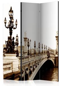 Paraván - Most Alexandra III, Paříž 135x172