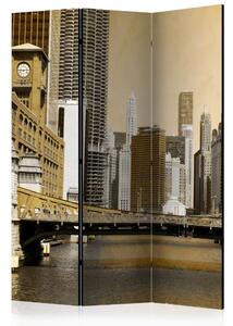 Paraván - Chicagský most (vintage) 135x172