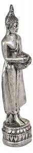 Narozeninový Buddha, středa, stříbrná patina, 20cm