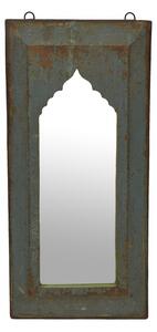 Zrcadlo v rámu z teakového dřeva, 28x3x57cm