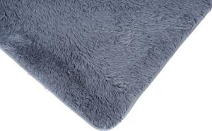 TAPISO Plyšový koberec BEST - ŠEDÝ Rozměr koberce: 120x170 cm