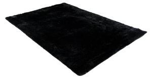 TAPISO Plyšový koberec BEST - ČERNÝ Rozměr koberce: 120x170 cm