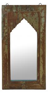 Zrcadlo v rámu z teakového dřeva, 35x4x68cm