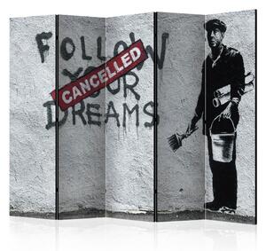Paraván - Zrušené sny (Banksy) II 225x172