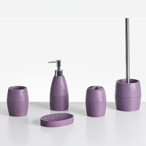 5dílná sada koupelnových doplňků YARAPA Purpurová