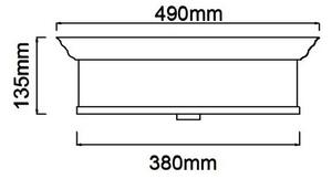 Open Design OR84894 - Stropní svítidlo FAMBURO 4xE14/12W/230V pr. 38 cm l. chrom