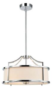 Open Design OR80865- Lustr na tyči STANZA 3xE27/15W/230V pr. 42 cm l. chrom/bílá