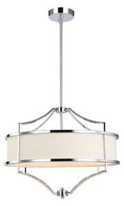 Open Design OR80919- Lustr na tyči STESSO 4xE27/15W/230V pr. 55 cm l. chrom/bílá