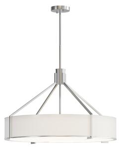 Open Design OR85655-Lustr na tyči DORETTO 6xE27/15W/230V pr. 70 cm m. chrom/bílá