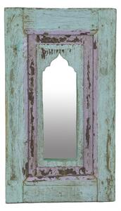Zrcadlo v rámu z teakového dřeva, 33x3x57cm
