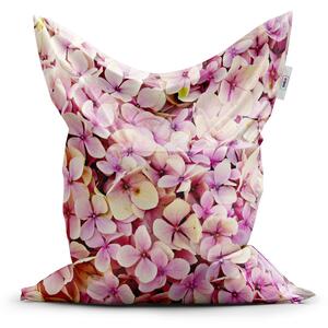 Sablio Sedací vak Classic Růžové květy - 150x100 cm
